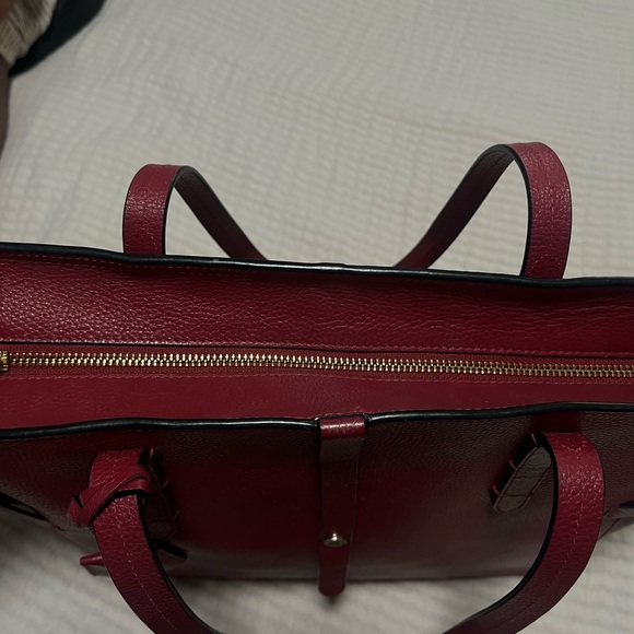 RADLEY LONDON Burgundy Leather Tote Bag - Picture 11 of 12
